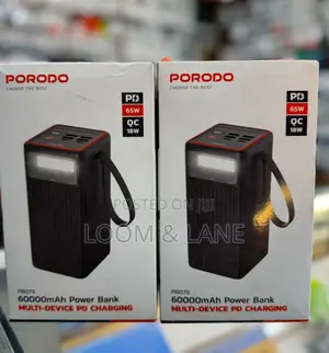 Porodo 60000mah High Capacity Power Bank