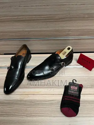 Classic Double Buckle Smooth Leather Anax Gentles In Stock