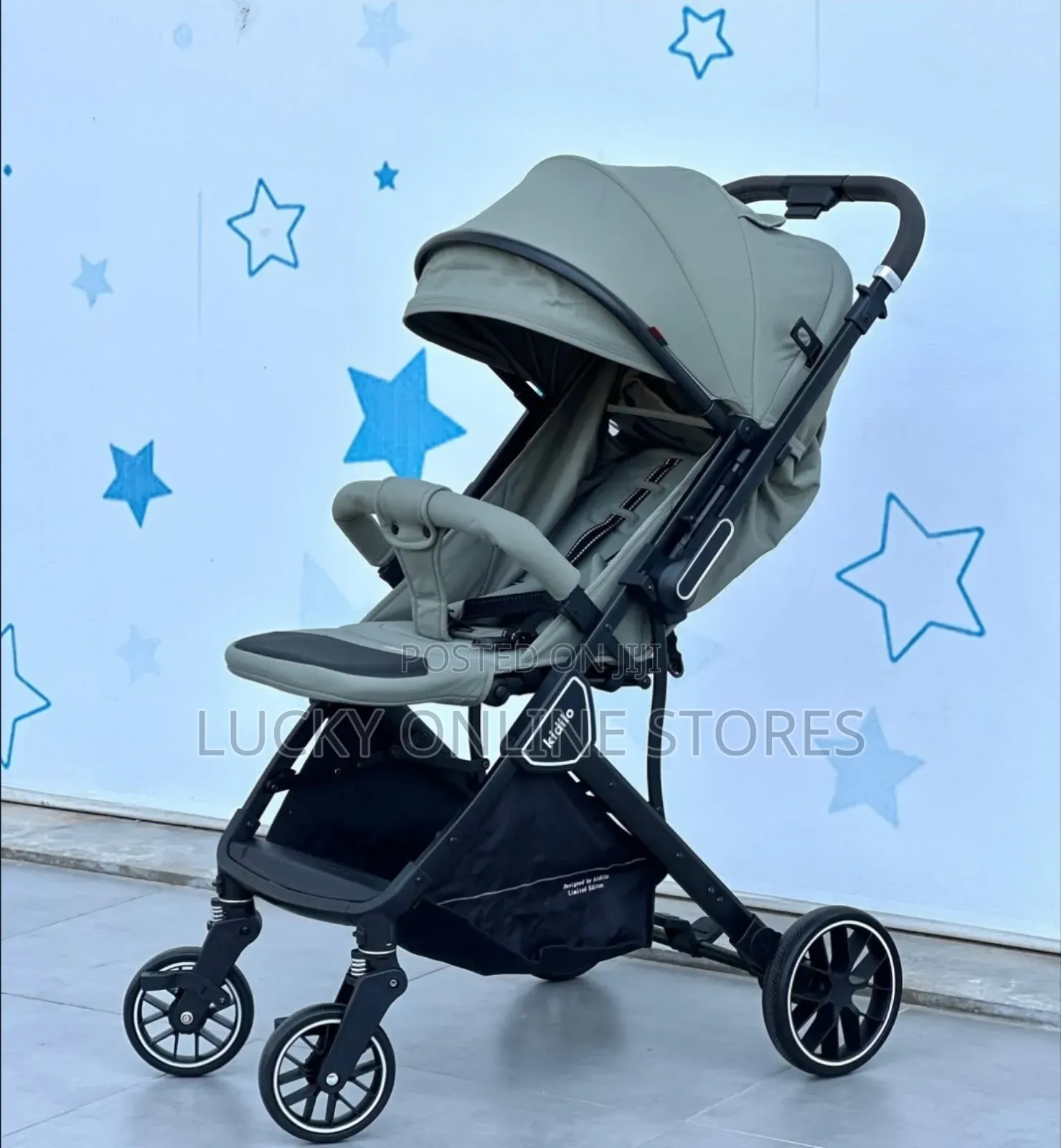Front Back Push Baby Stroller
