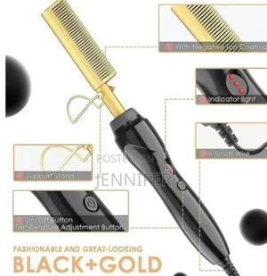 Proffesional Metal Hair Straightening Comb
