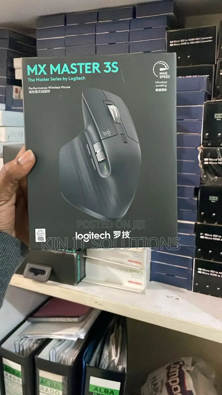 Logitech Mx Master 3s Wireless Mouse.