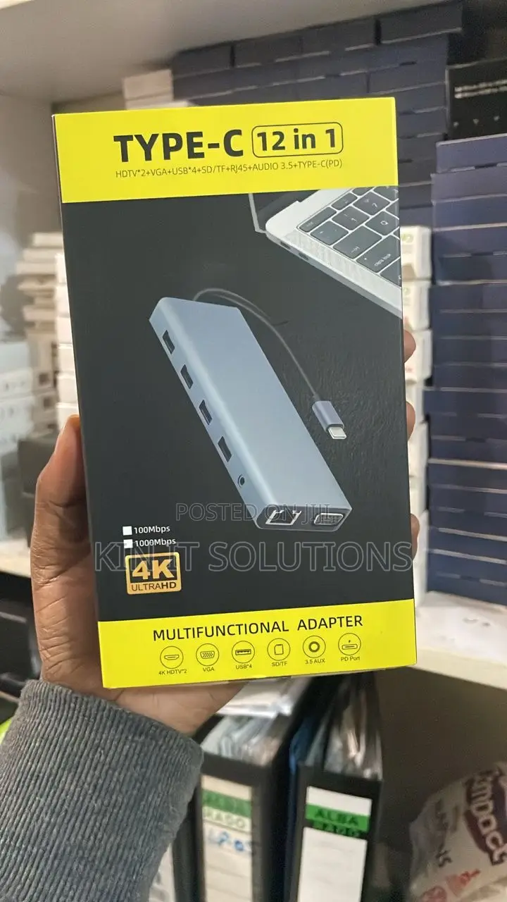 Type C 12 in 1 Adapter .