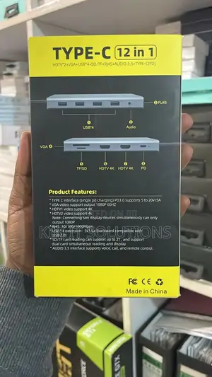 Type C 12 in 1 Adapter .