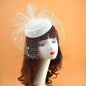 White Fascinator