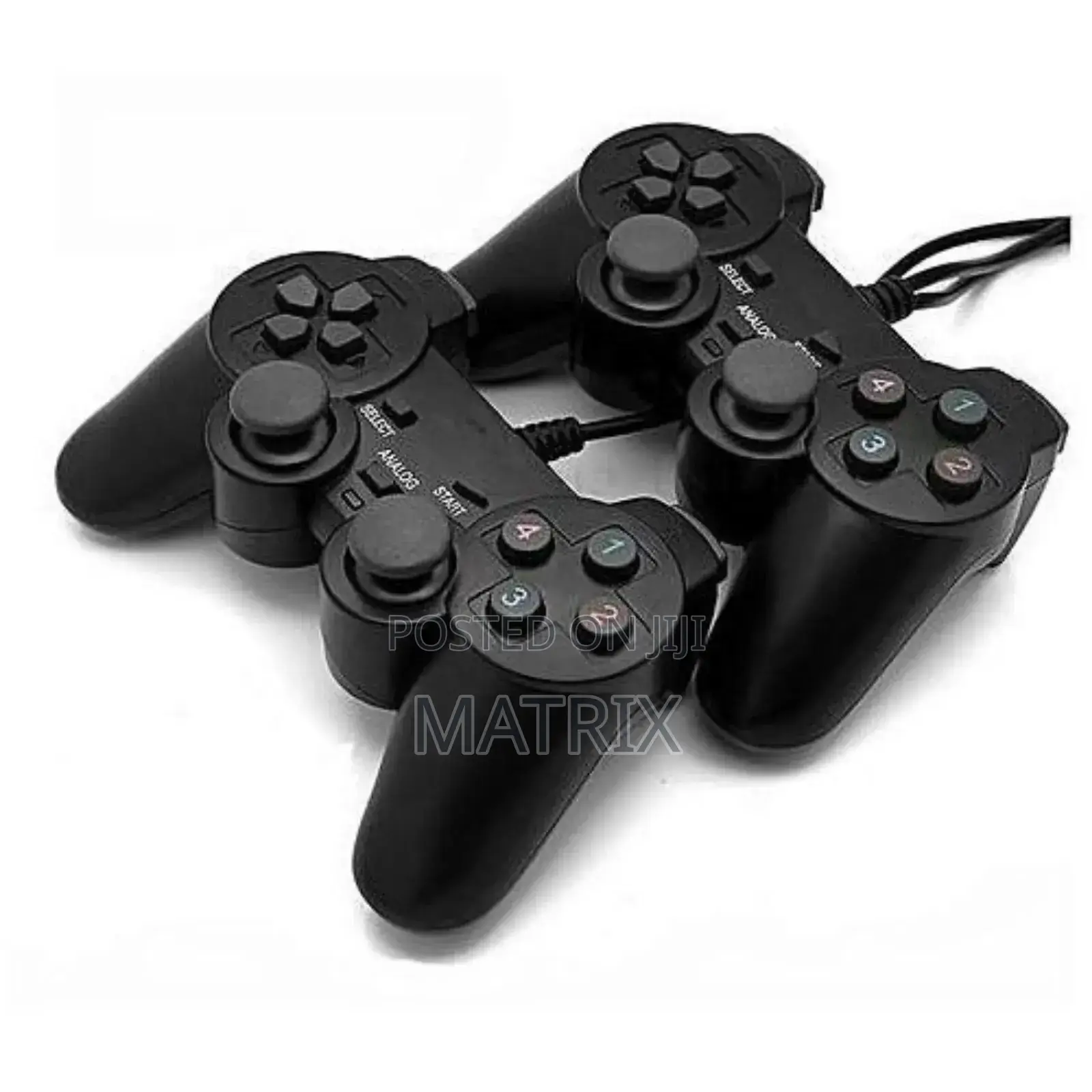 Twin Usb Gamepad Double Shock Controller Joystick For Pc