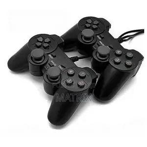Twin Usb Gamepad Double Shock Controller Joystick For Pc
