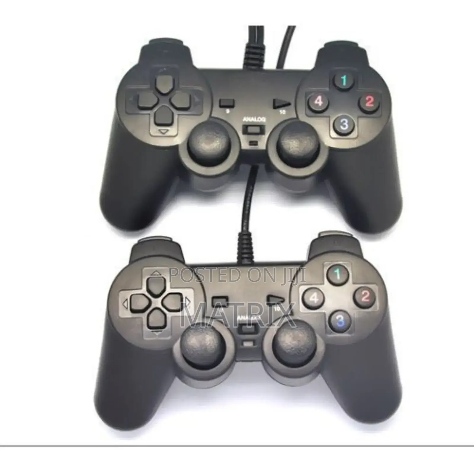 Twin Usb Gamepad Double Shock Controller Joystick For Pc