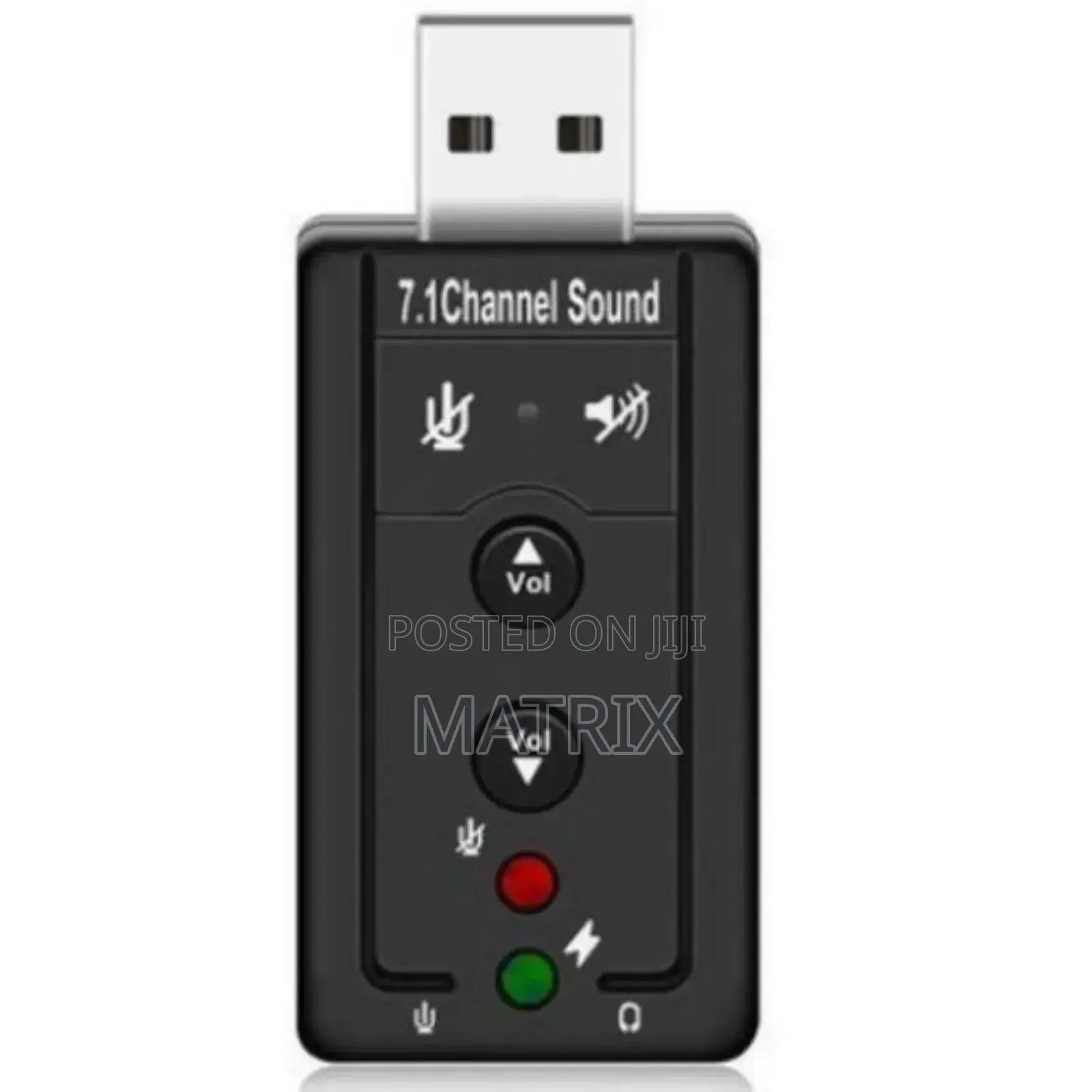 Usb External Sound Card Audio Mini Adapter-Black