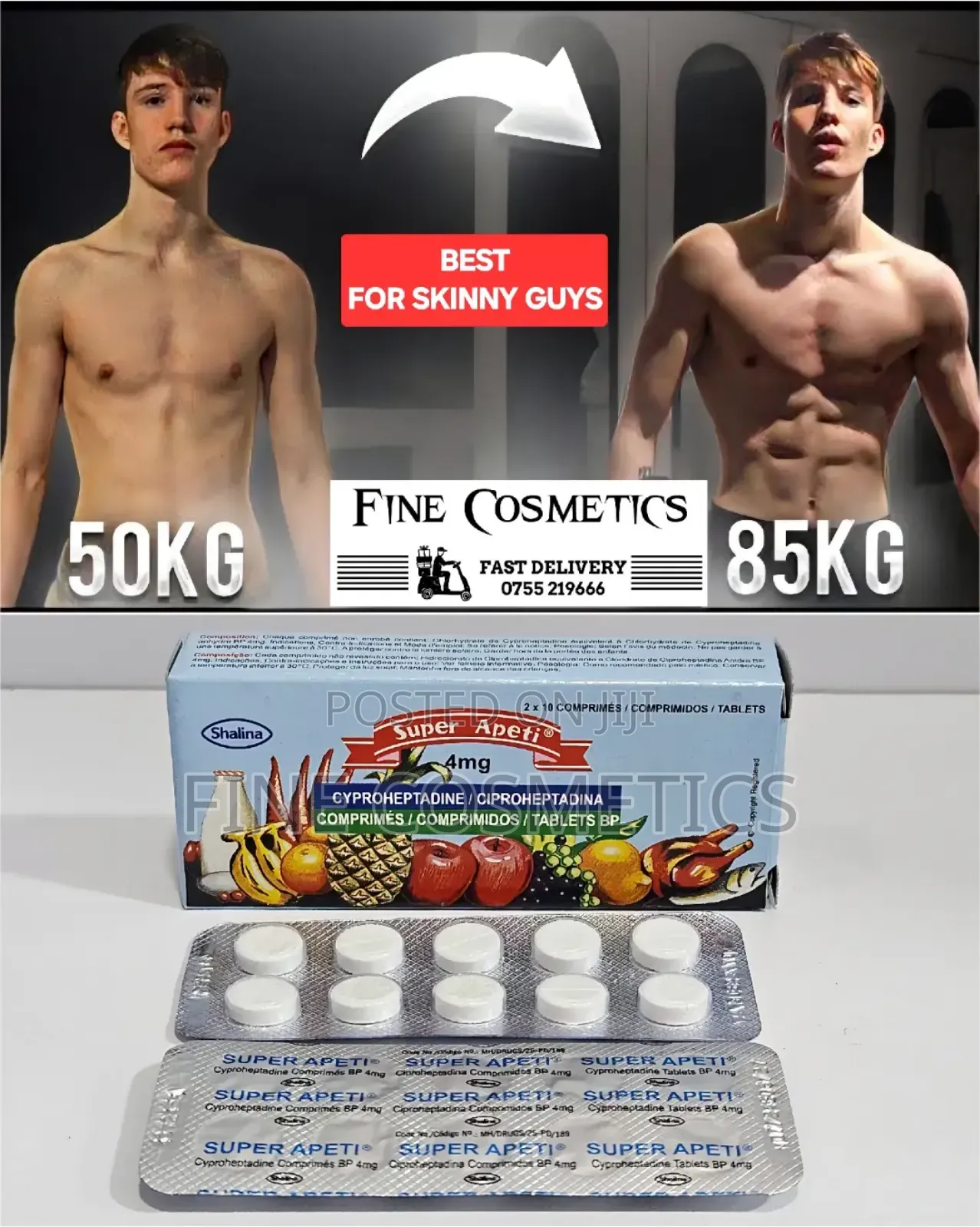 Super Apeti Weight Gain Shape Up Body Building Appetit Boost