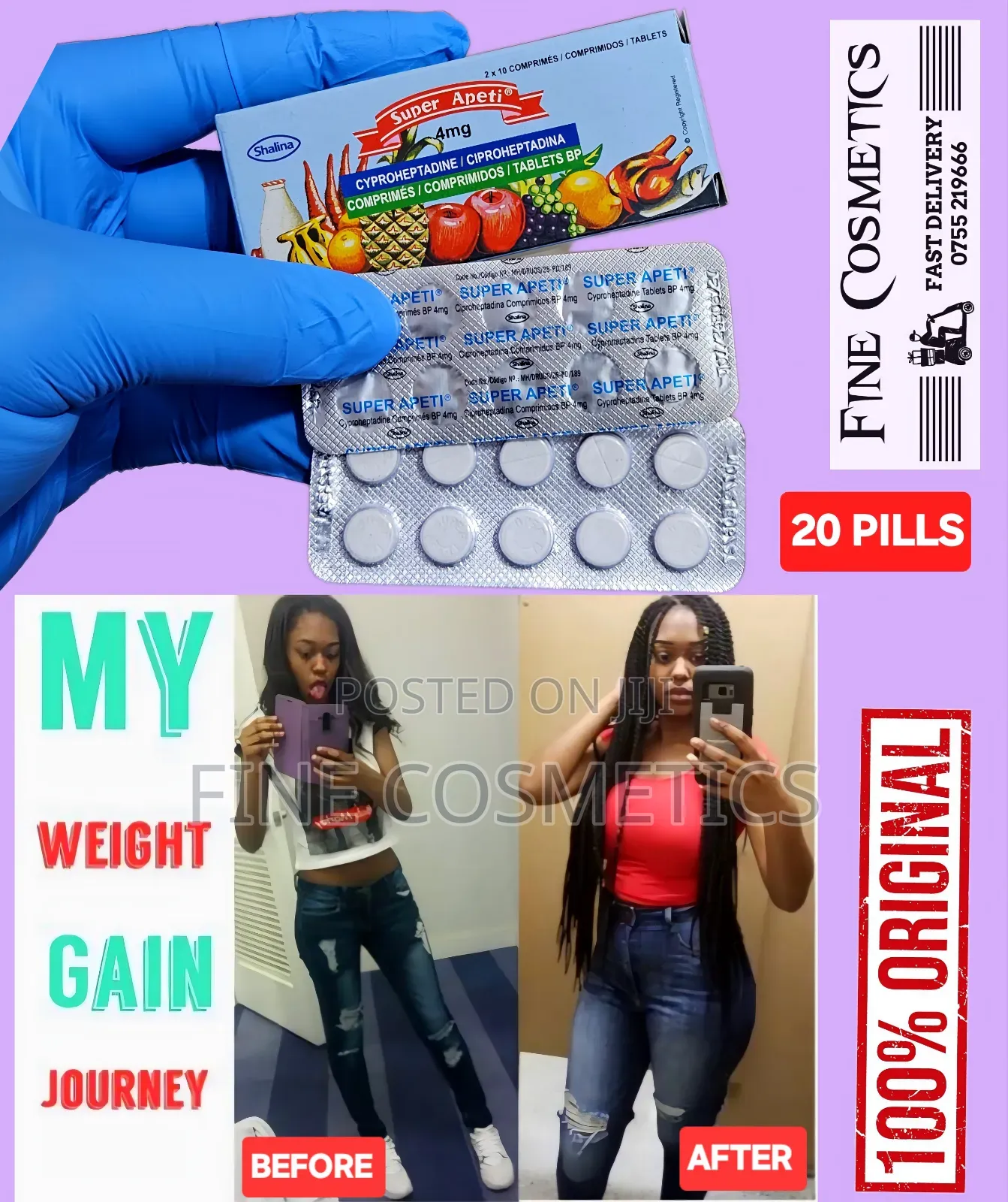 Super Apeti Weight Gain Shape Up Body Building Appetit Boost