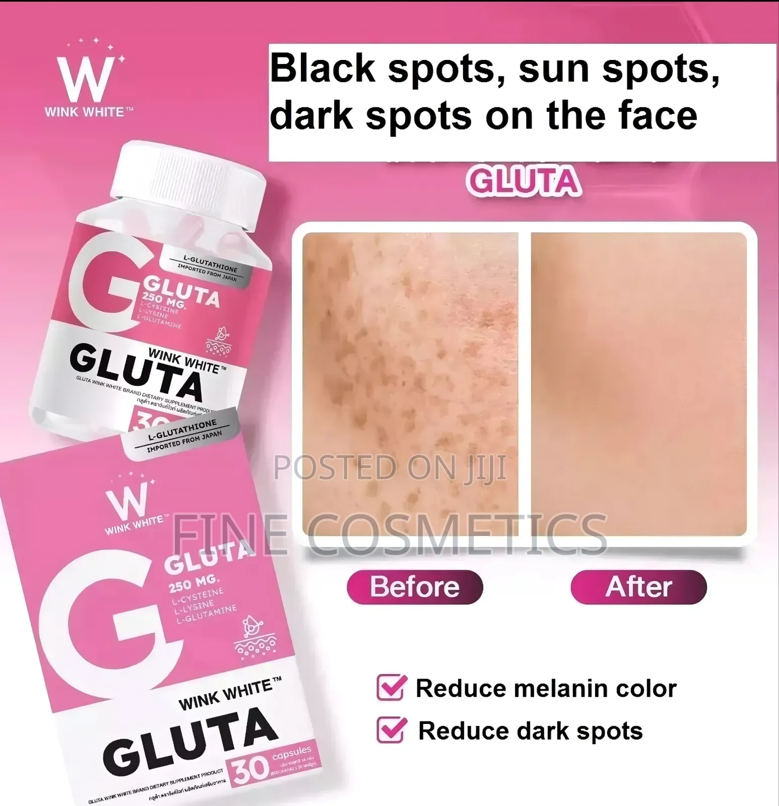 Wink White, New Authentic Skin Whitening Glutathione Pills