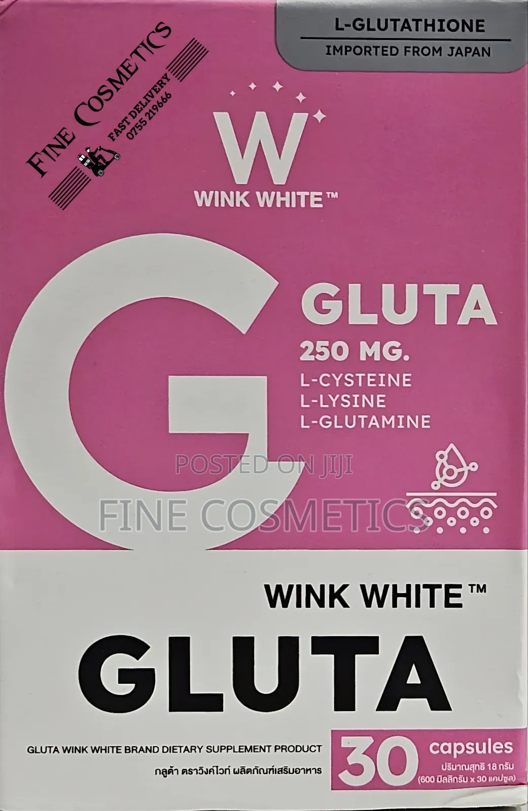 Wink White, New Authentic Skin Whitening Glutathione Pills