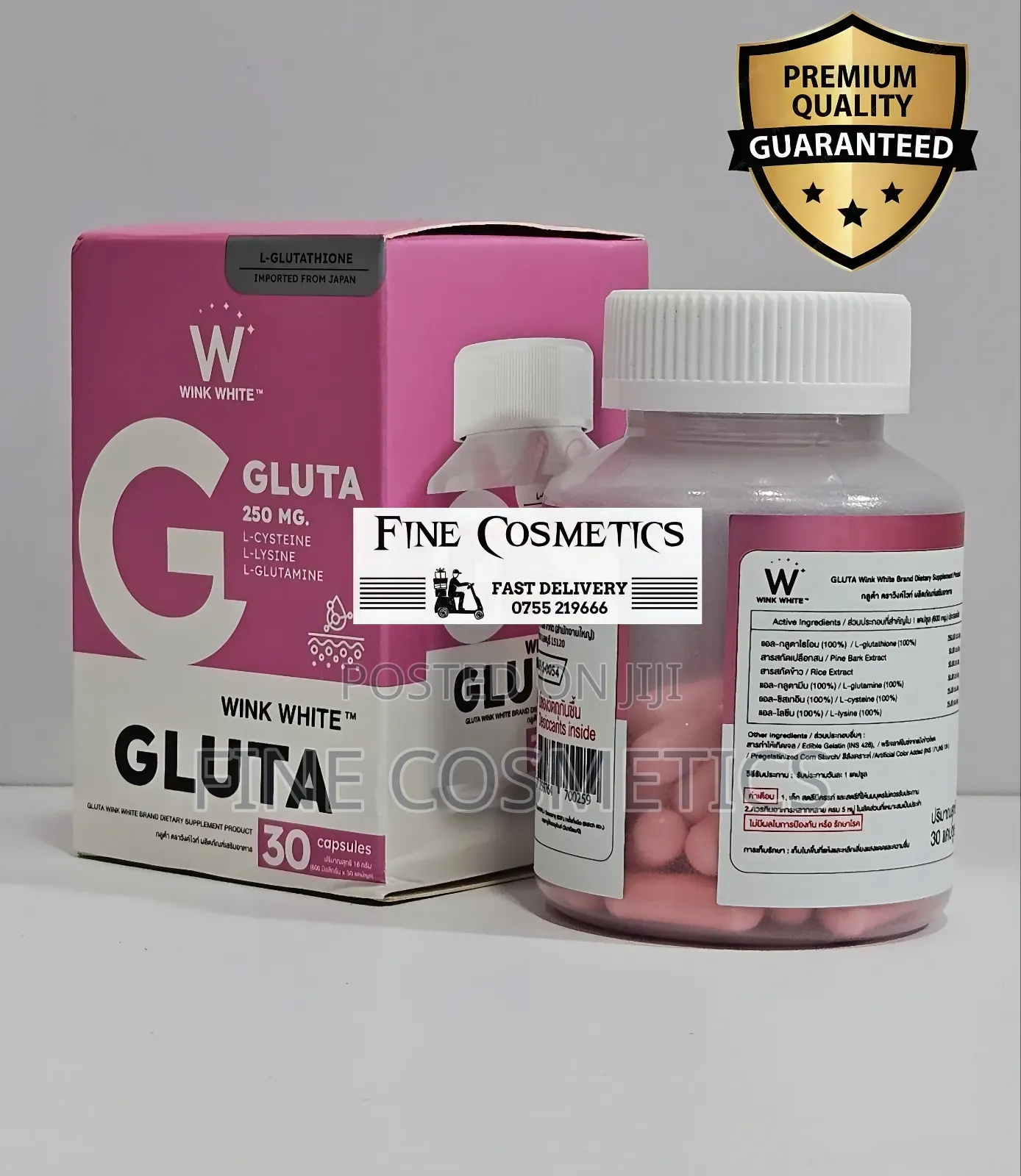 Wink White, New Authentic Skin Whitening Glutathione Pills