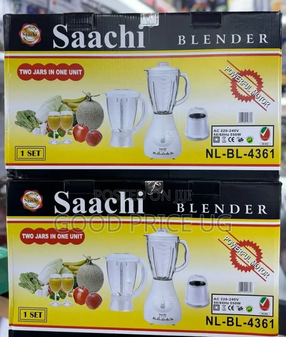 Saachi 3 in 1 Blender ( Yellow Box)