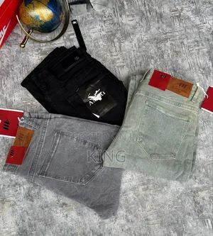 Denim Jeans. 3piece. Black/Grey/Brown