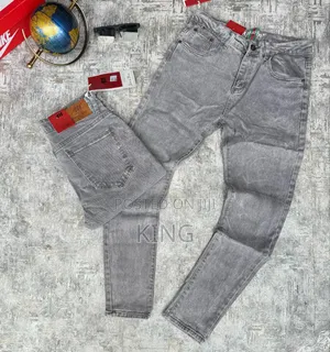 Gray Jeans. Ash Denim