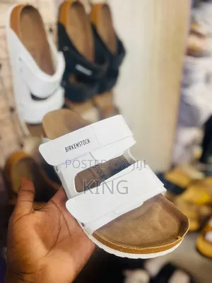 White Birkenstock. Uji Sandals. White