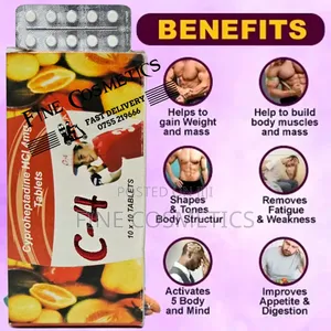 C4 Hip Up + Buttock Curvy Figure Enhancer Pills 100 Tablets