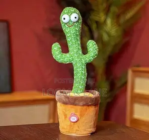 Adorable Dancing Cactus Toy Led Light Plant Talking Toy