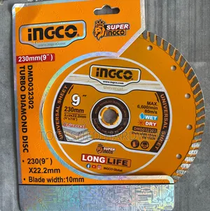 Ingco Turbo Diamond Cutting Disc 9"