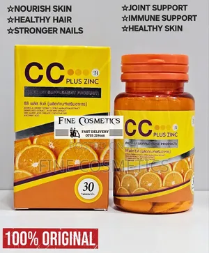New Ascorbic Cc Plus Zinc 1000mg Vitamin C Pill for Skin Etc