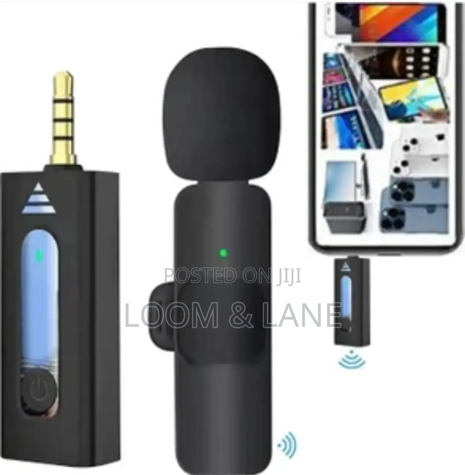 Wireless Collar Microphone for 3.5mm Aux Device