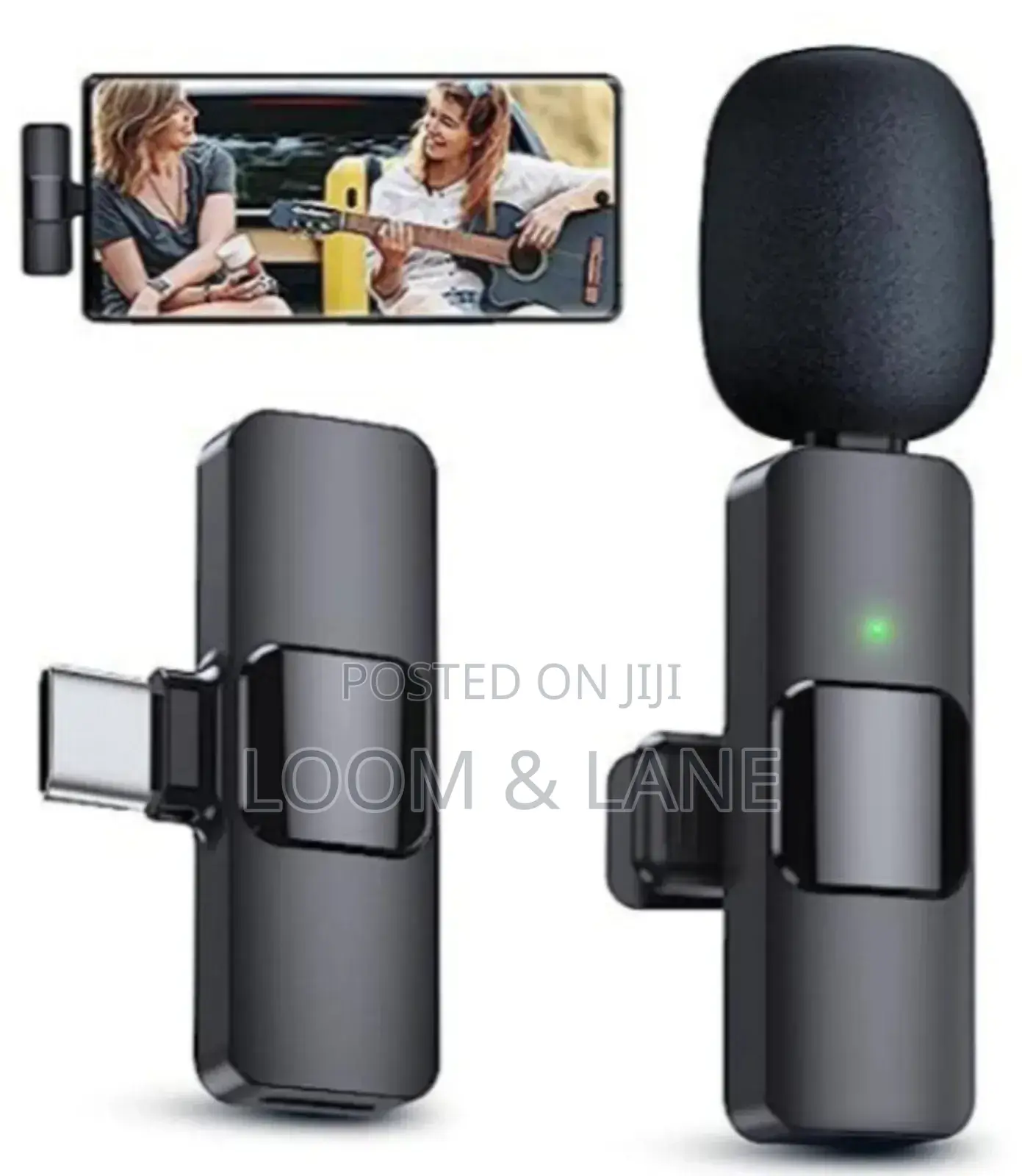 Dual Wireless Microphone for Live and Recording