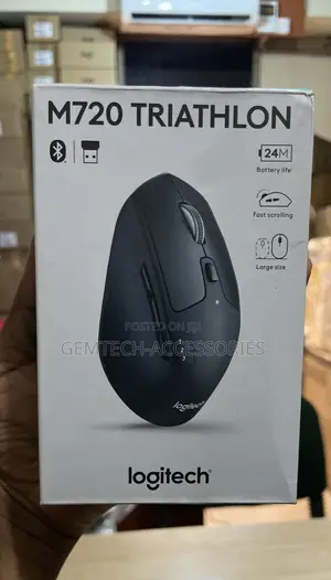 Logitech M720 Triathlon Wireless Bluetooth, Usb Mouse