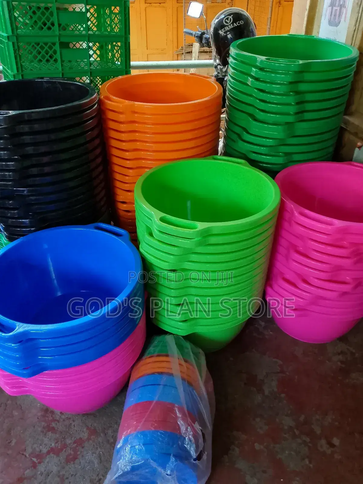 Plastic Basin Nice Any Color