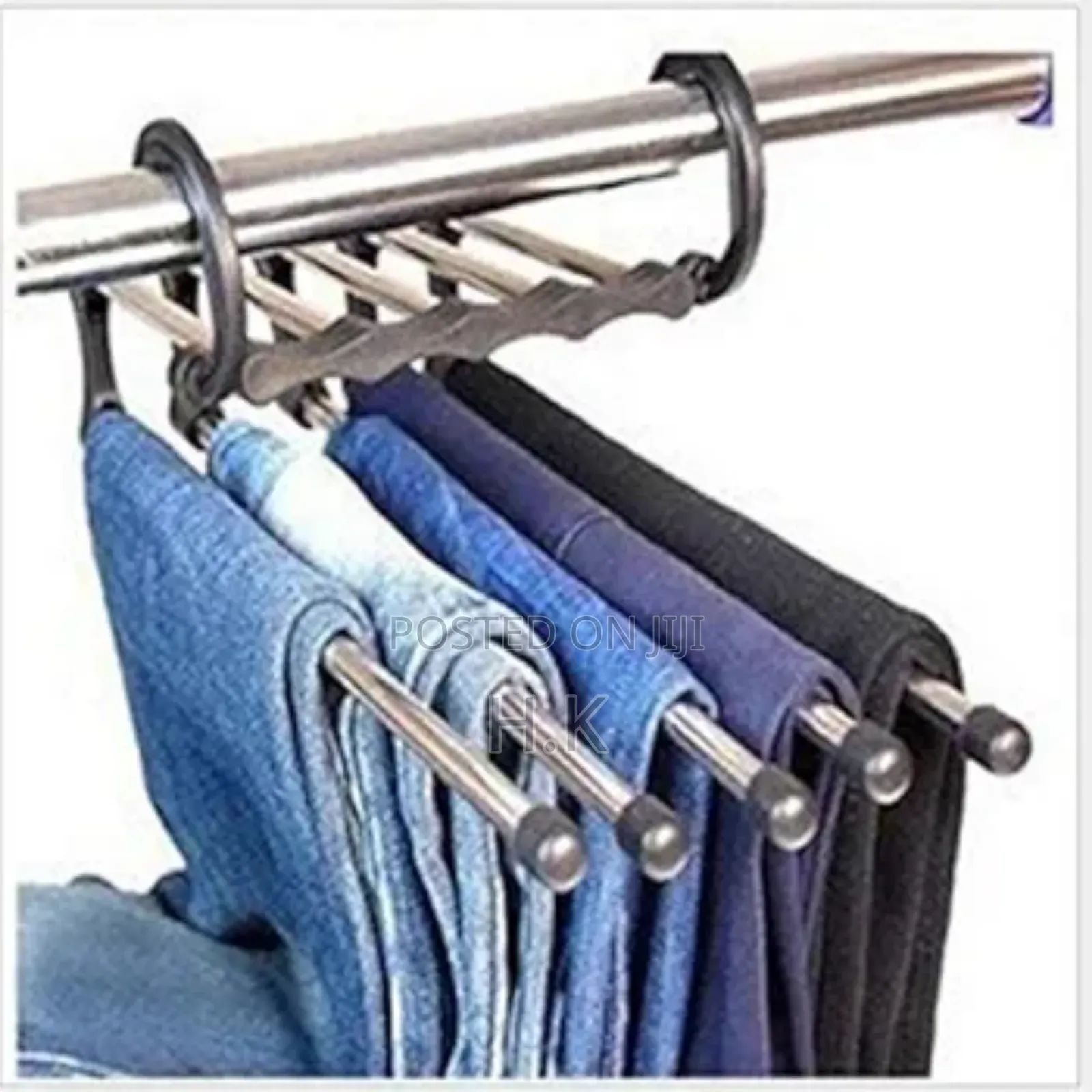 5-in-1 Multi-Layer Stainless Steel Pants Hanger.