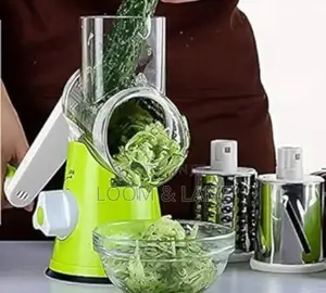 Manual Grater 3 in 1 Rotary Shredder Slicer and Grinder