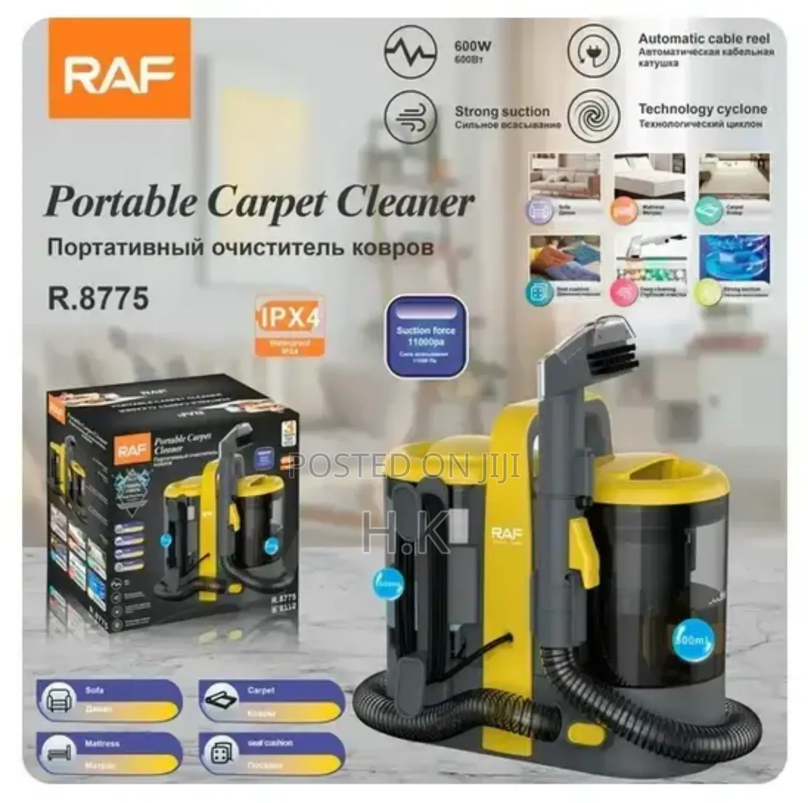 Raf R.8775 Portable Carpet Cleaner