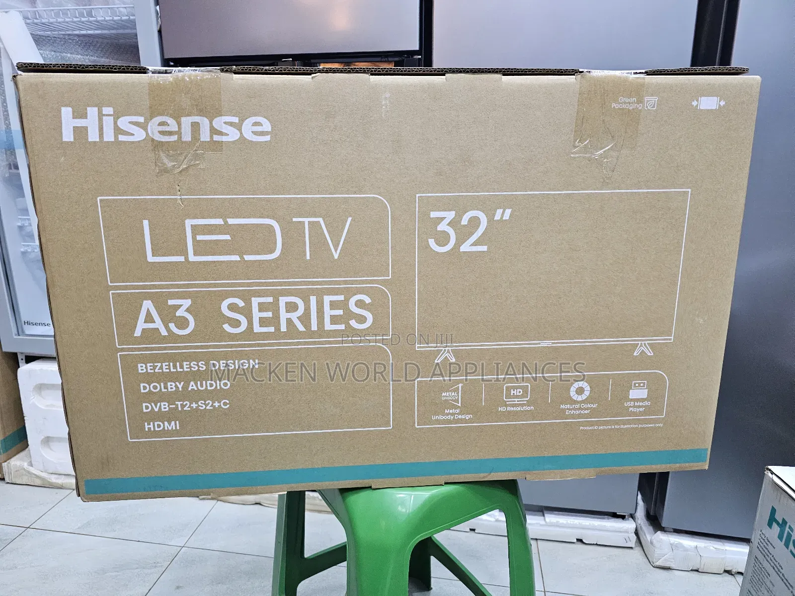 32 Hisense Digital Free to Air Tv Frameless