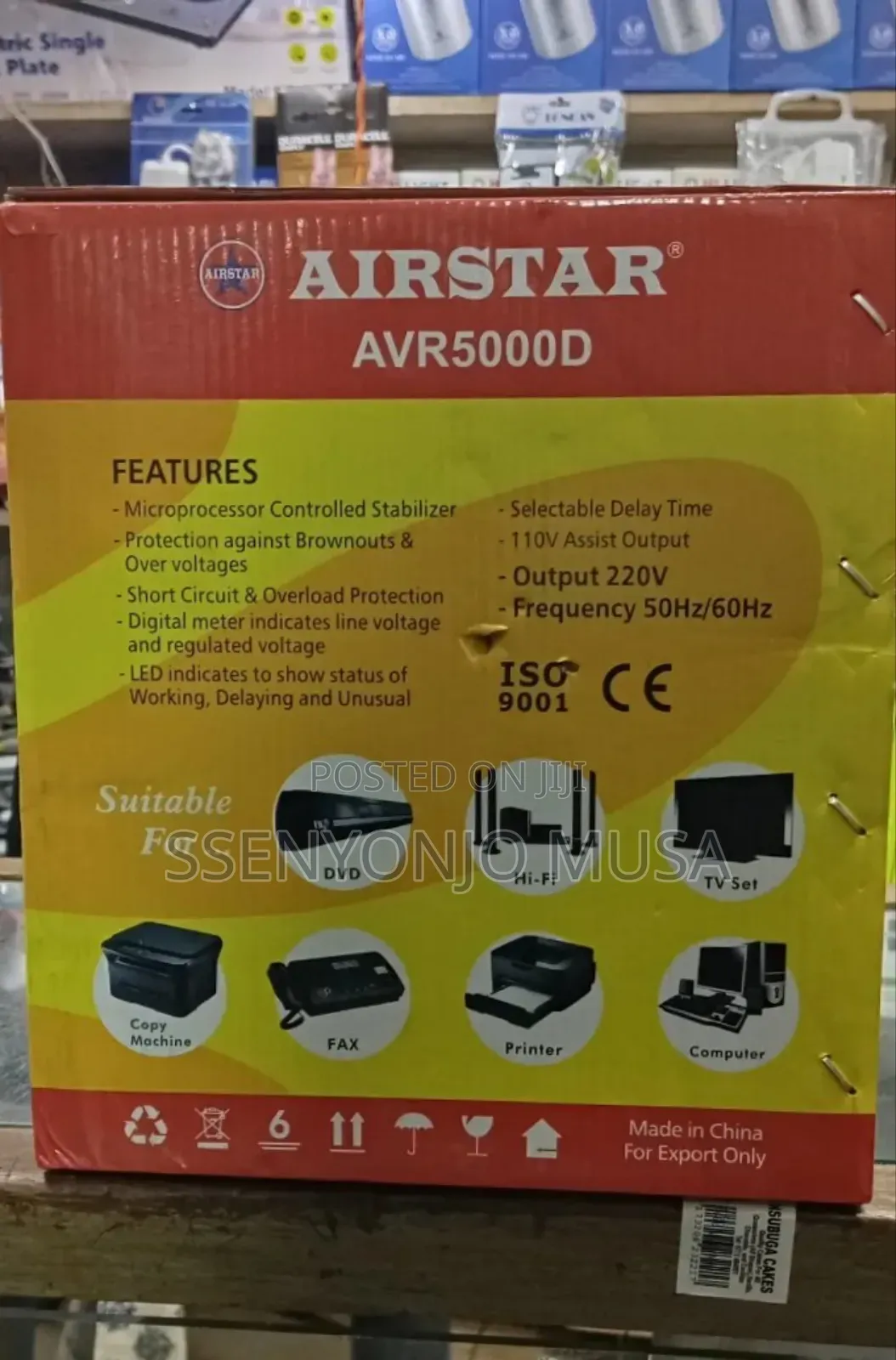 Airstar 5000va Voltage Stabilizer for Electronics