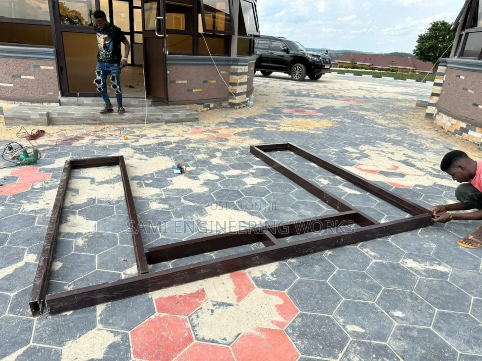 Aluminium Floor Hinged Door