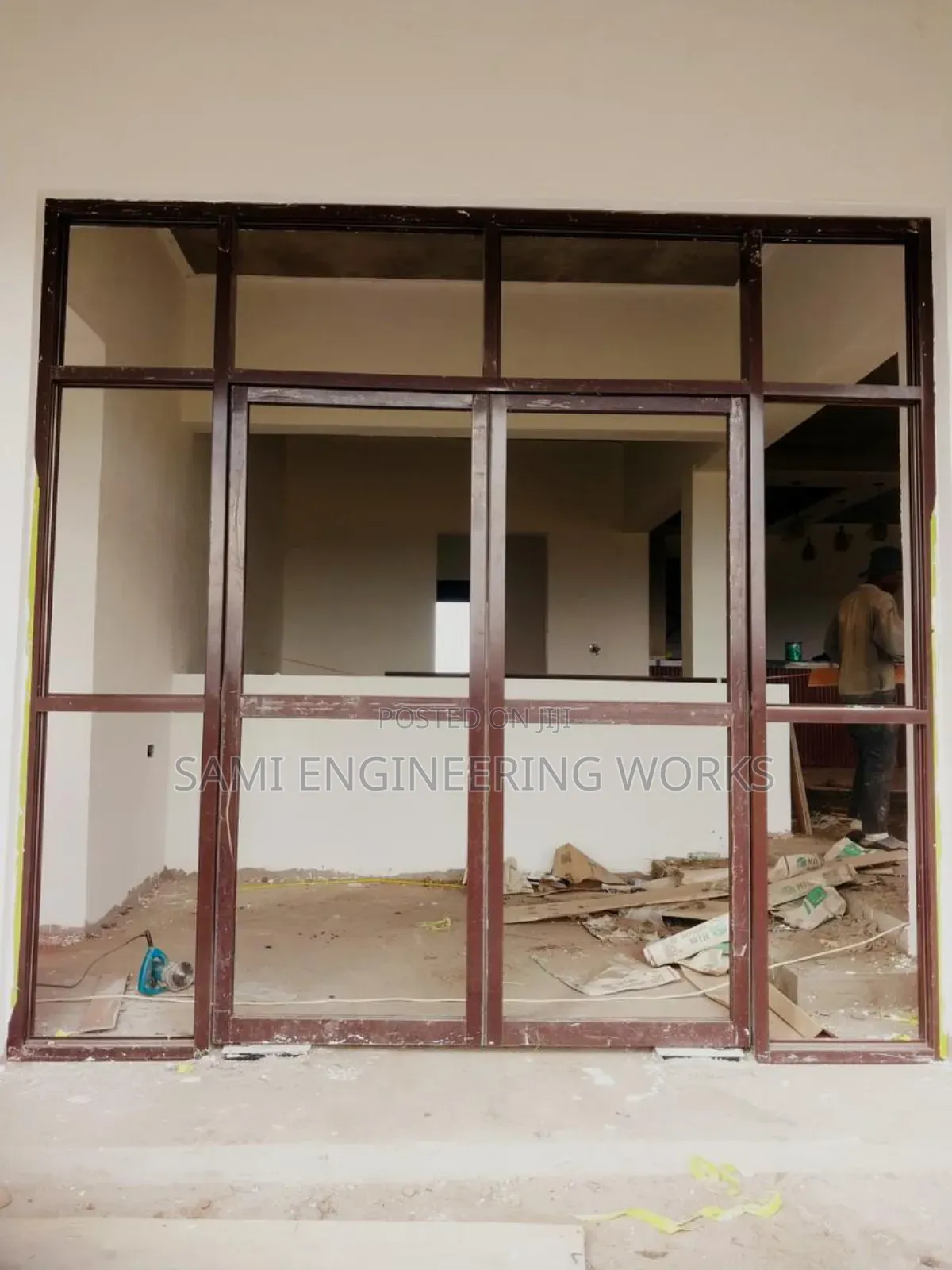 Aluminium Floor Hinged Door