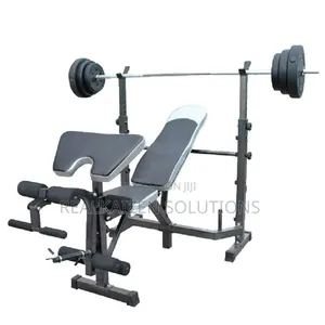 Multifunctional Weight Rack Strength Training Fitness Bench