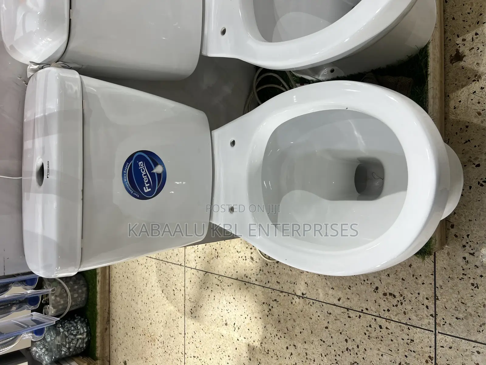 Toilet Set Pressing Button Type Complete Set