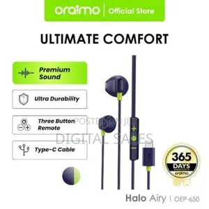 Oraimo Halo Airy Oep-650 Type C Earphone