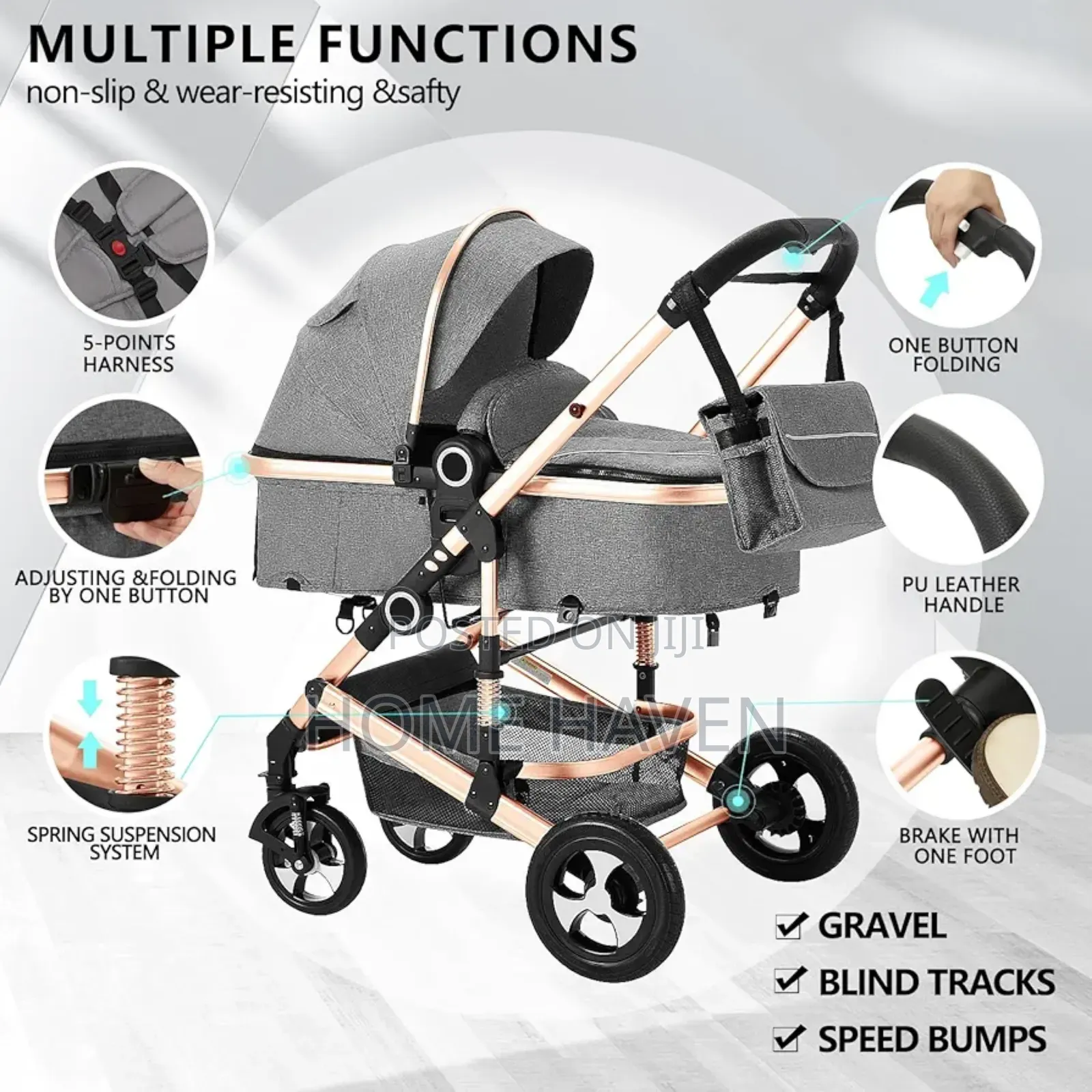 2in1 Bassinet and Baby Stroller