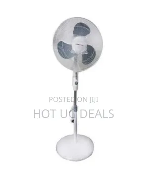 Mewe 16 Inch Stand Fan - Black/White