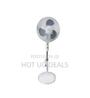 Mewe 16 Inch Stand Fan - Black/White
