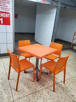 Restaurant Chairs and Table Plastic Heavy Quality
