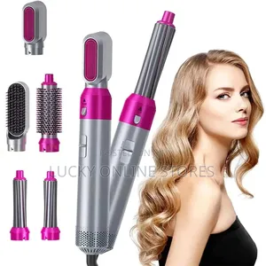 5in1 Hot Air Styler Comb Dryer