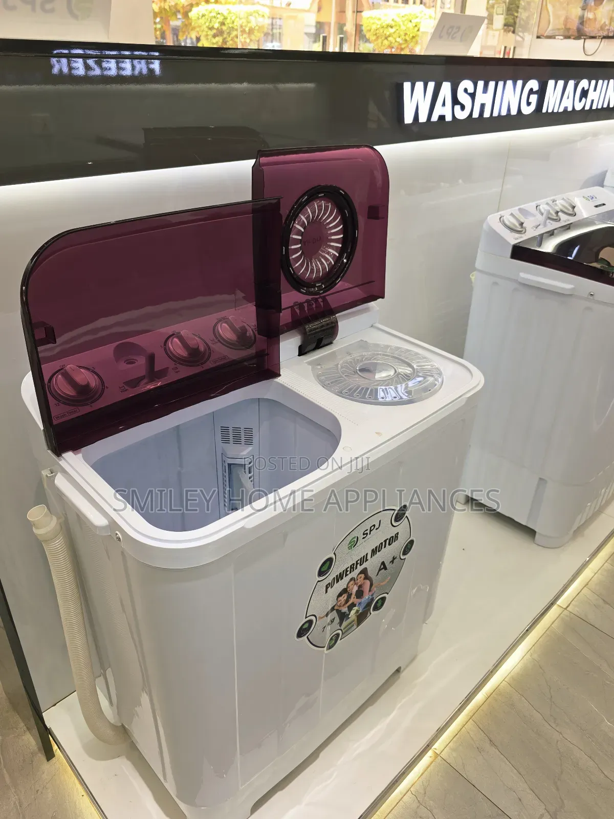 20%Discount on 6kg SPJ Twintub Semi Automatic Washingmachine