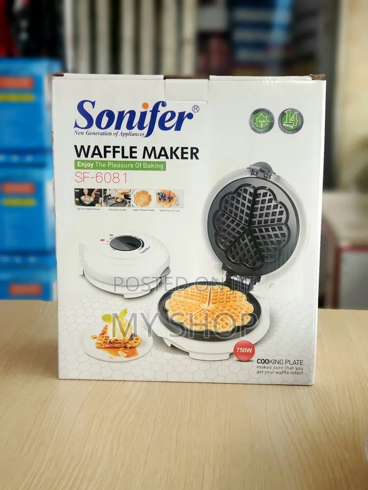 Sonifer Waffle Maker Sf-6081