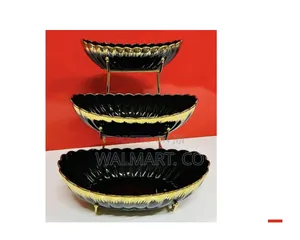 Ceramic 3 Layer Fruit Stand