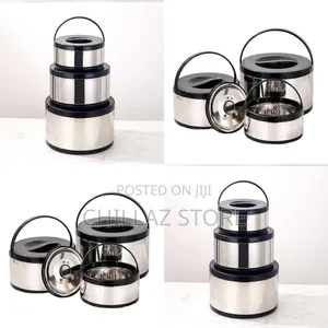 3 PCS Stainless Steel Lunch Box.