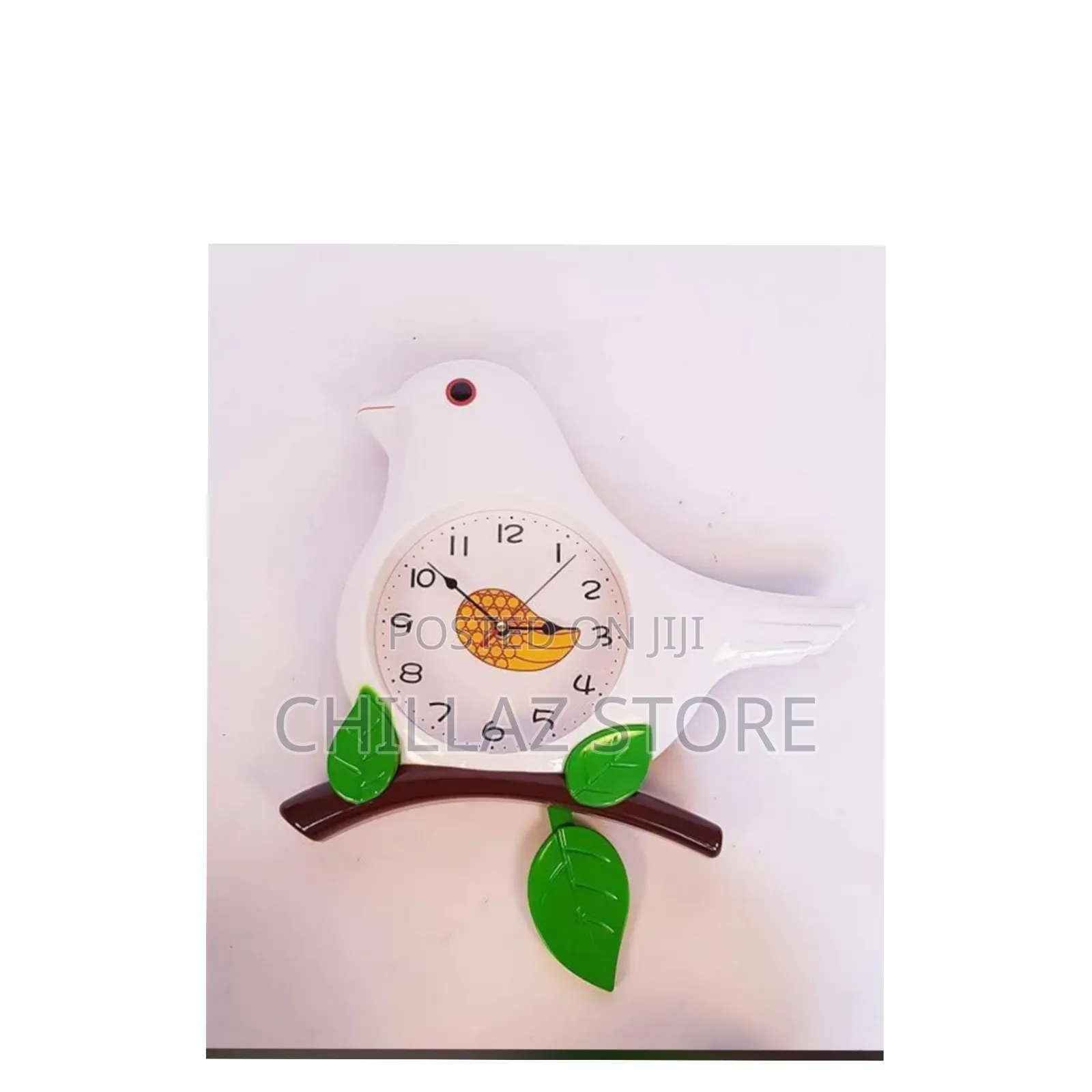 Moving Eyes Bird Baby Wall Clock.