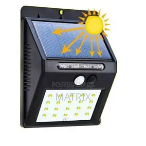 2 Pack 20leds Solar Panel Pir Motion Sensor Wall Light